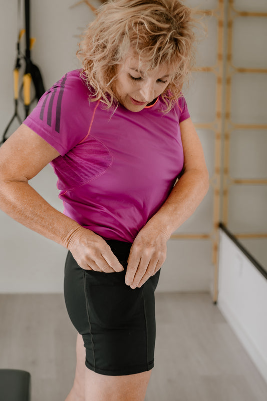 Women's Active Shorts + Shields Set